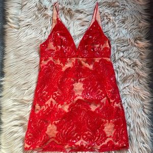 Free People Night Shimmer Dress Mini